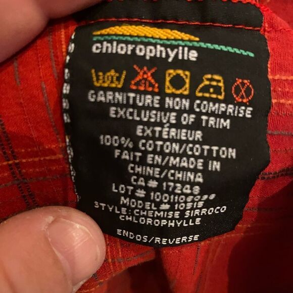 Chlorophylle shirt for men sz TG/XL - Picture 3 of 4